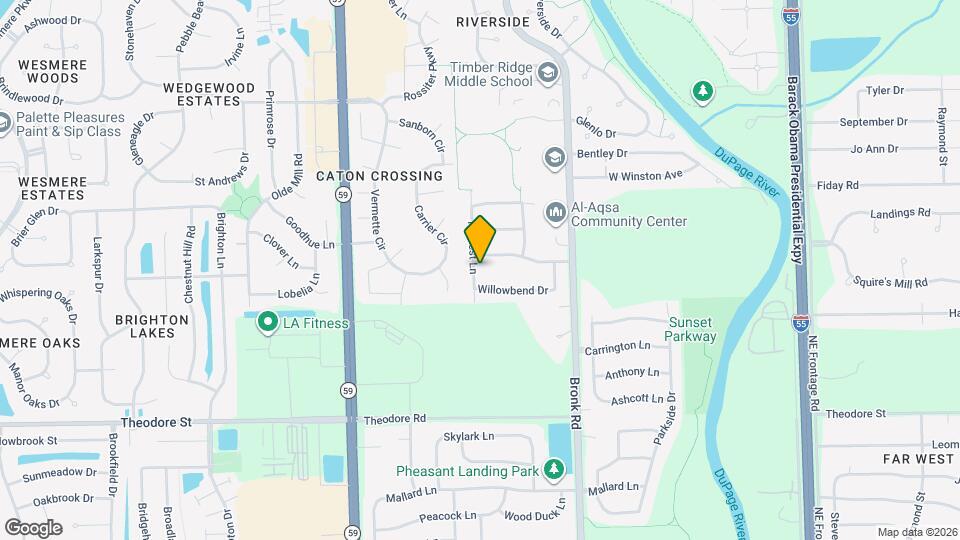 1812 Harvest Ln Map and Location Details