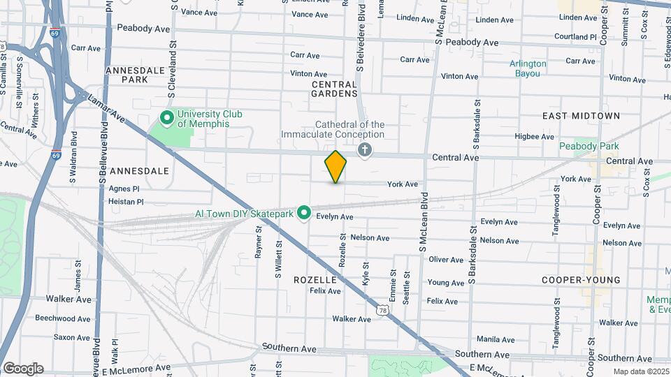 1657 York Ave Map and Location Details