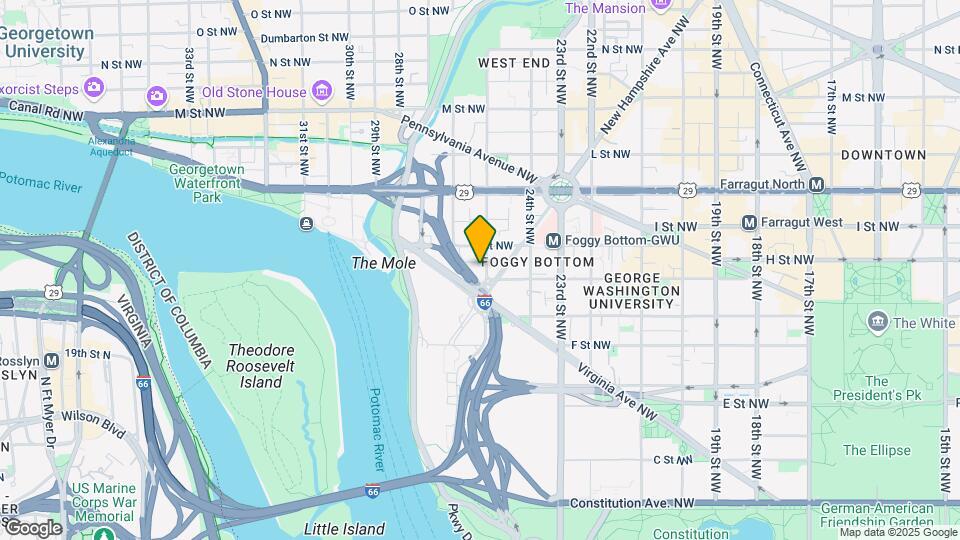 800 25th St NW Map and Location Details