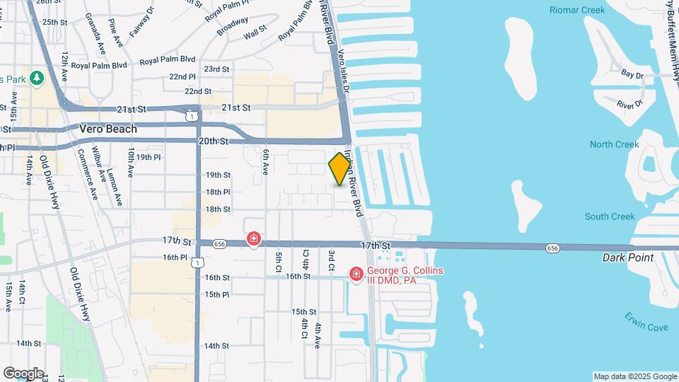 1801 Indian River Blvd Map and Location Details