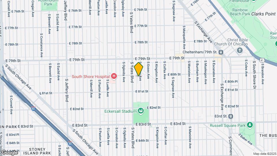 8010 S Phillips Ave Map and Location Details