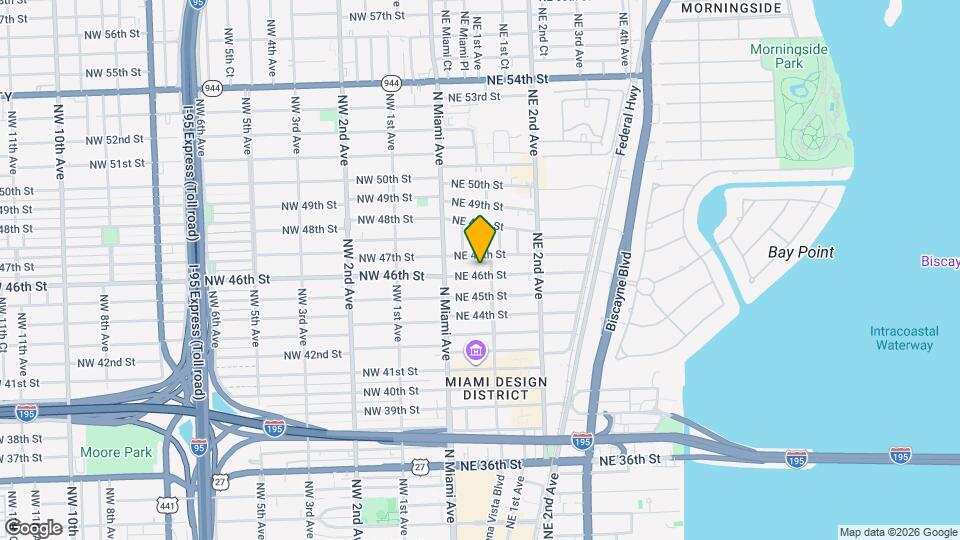 71 NE 46th St Map and Location Details