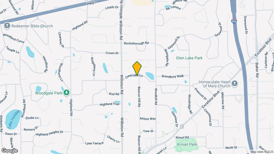 14641 Crestview Ln Map and Location Details