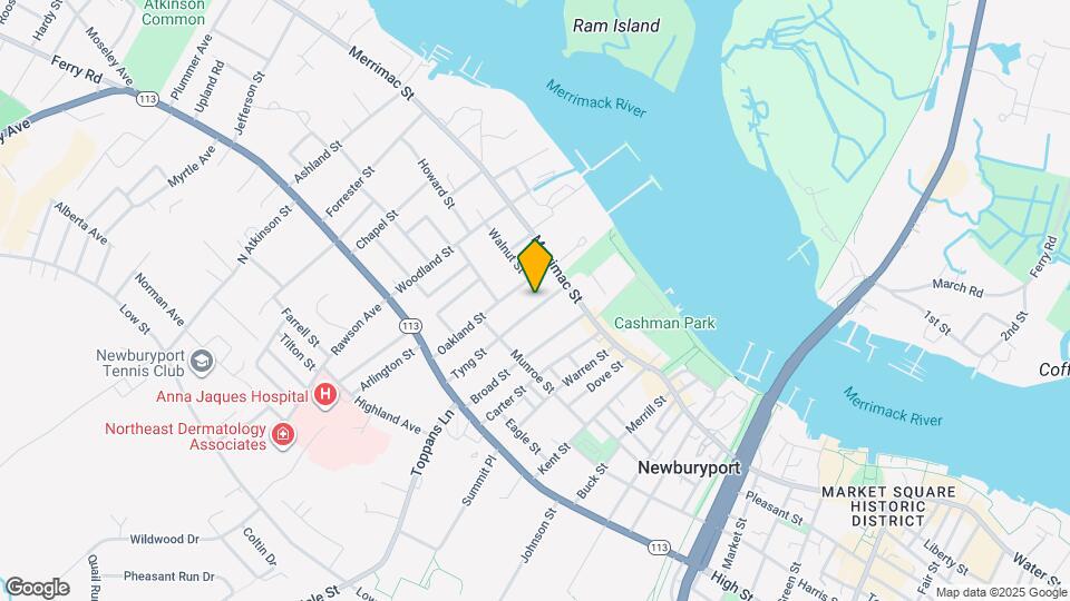 16 Tyng St Map and Location Details