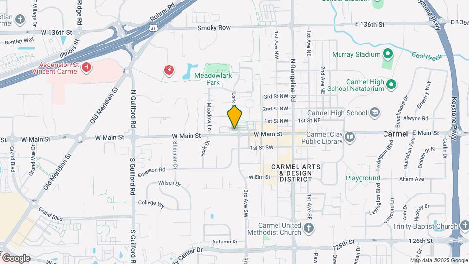 420 W Main St Map and Location Details