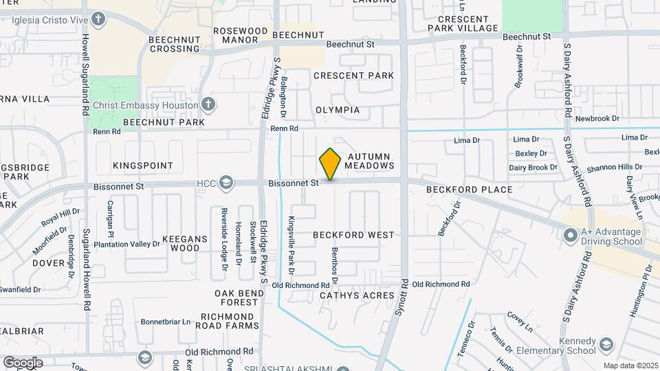 9102 Benthos Dr Map and Location Details