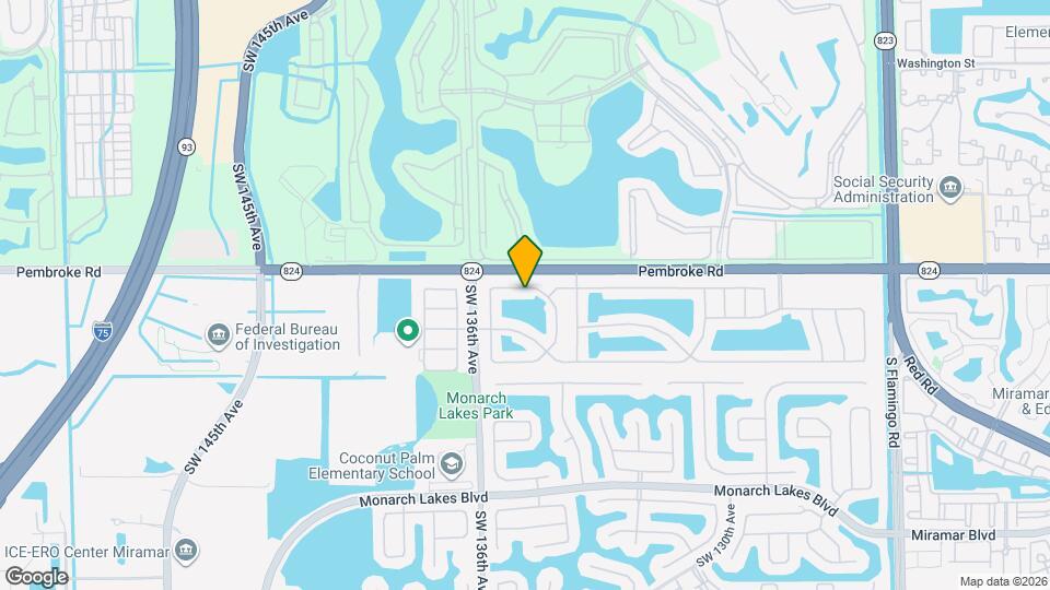 13420 SW 17th Ct Map and Location Details