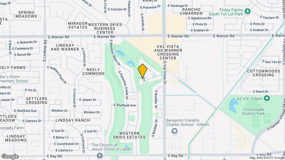 1458 E Black Diamond Dr Map and Location Details