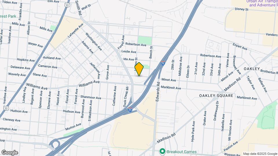 2613 Melrose Ave Map and Location Details