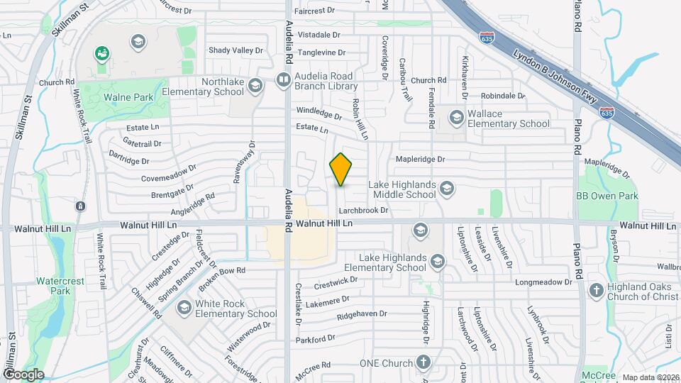9734 Queenswood Ln Map and Location Details