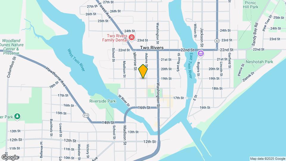 1607 19th St Map and Location Details