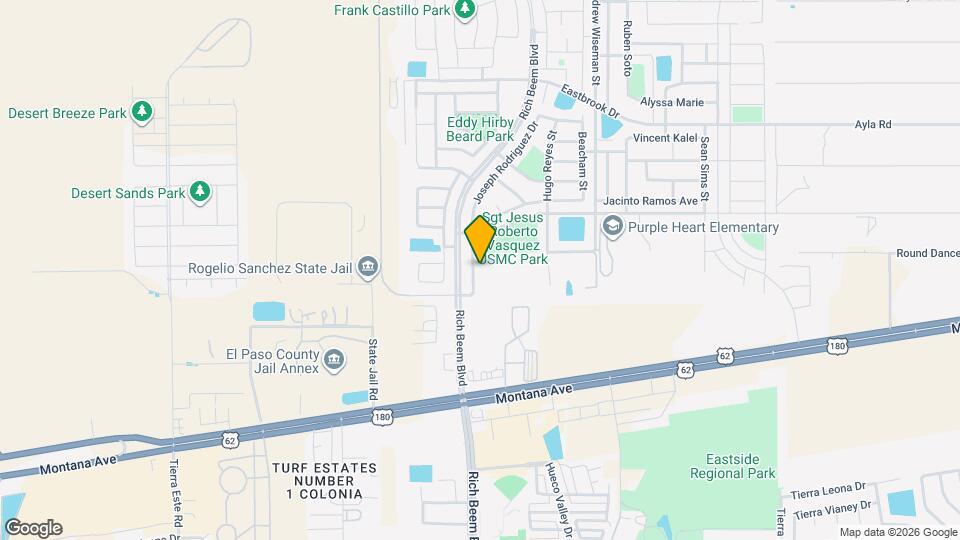 4532 Joseph Rodriguez Dr Map and Location Details