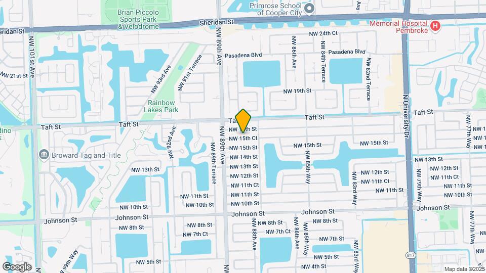 8811 NW 15th Ct Map and Location Details