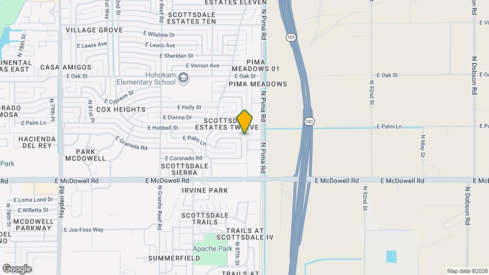 1819 N 87th Pl Map and Location Details