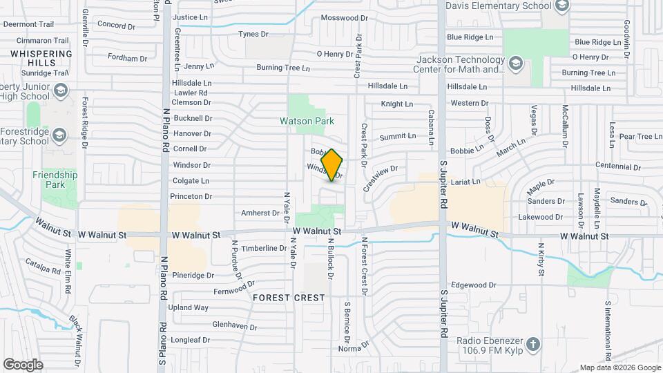 4022 Walnut Park Cir Map and Location Details