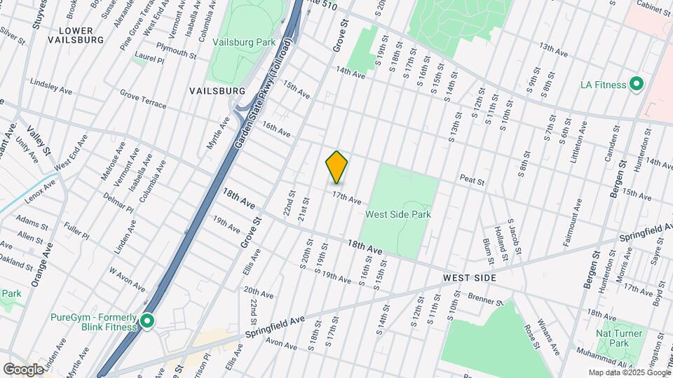 609-611-611 S 19th St, Unit 2 Mapa y Detalles de la Ubicación