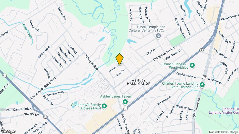 1521 N Avalon Cir, Unit B Map and Location Details