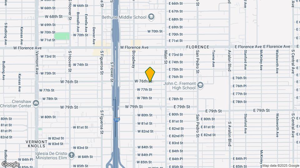 160 W 76th St Map and Location Details