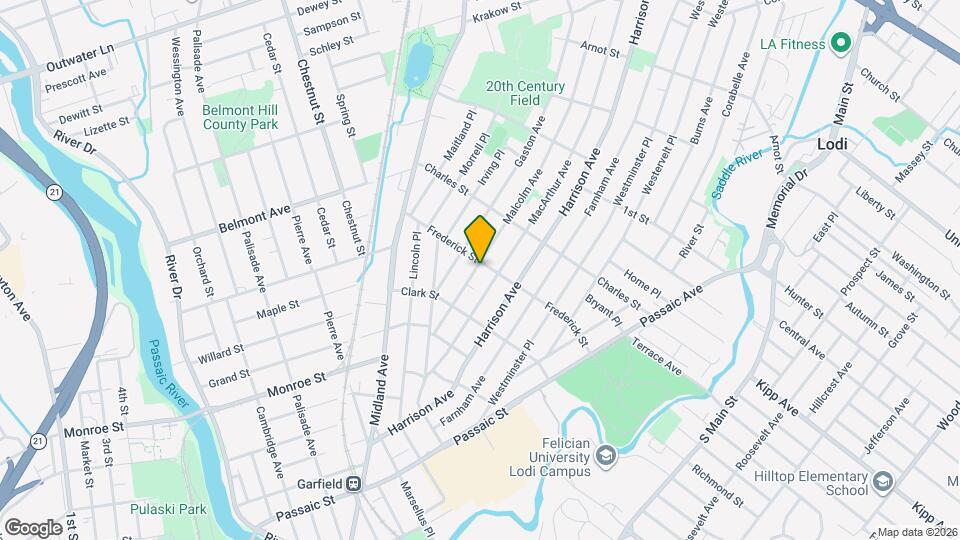 80 Malcolm Ave Mapa y Detalles de la Ubicación