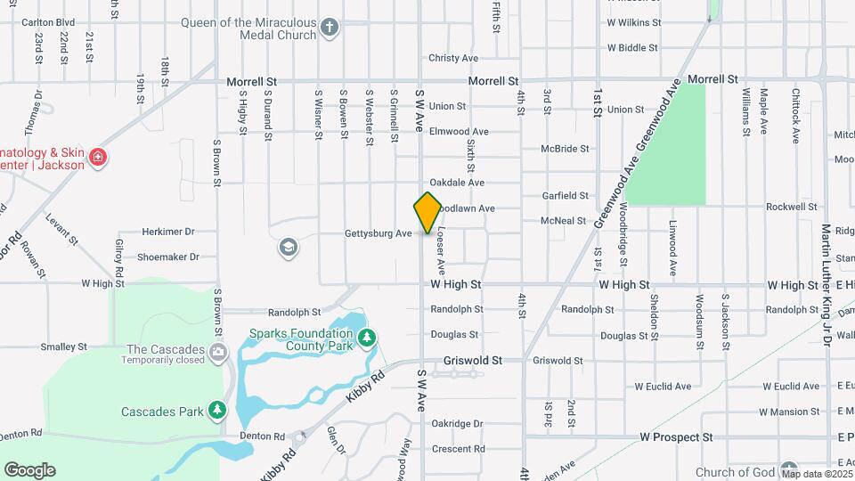 1209 S W Ave Map and Location Details