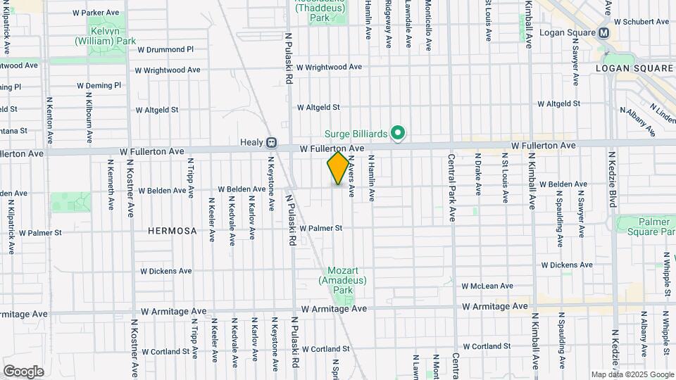 2257 N Springfield Ave Map and Location Details