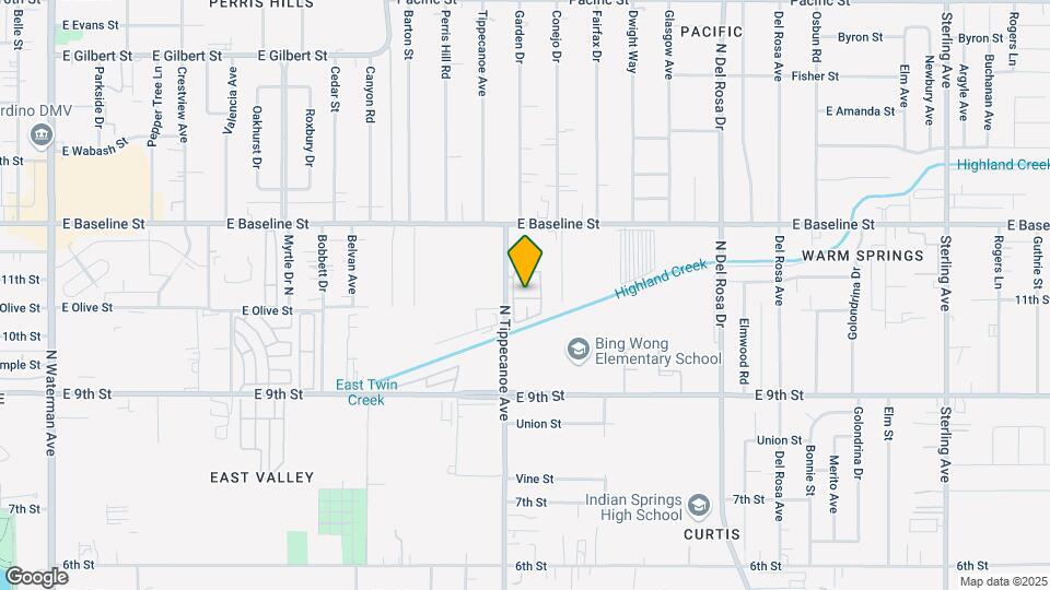 1025 N Tippecanoe Ave Map and Location Details