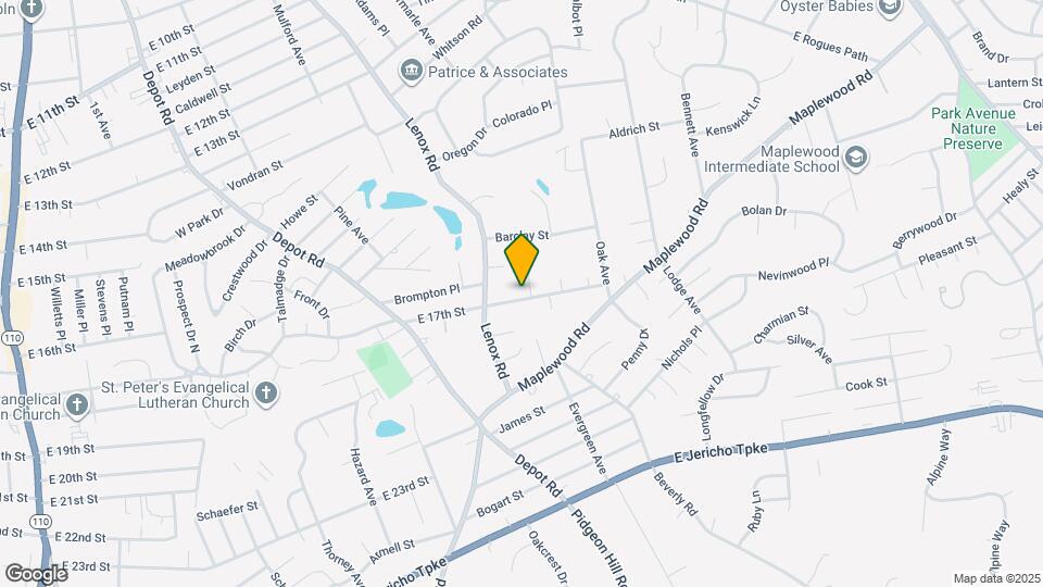 253 E 17th St Map and Location Details