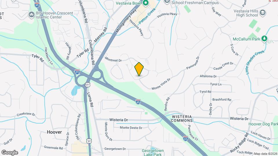 2105 Montreat Pkwy Map and Location Details