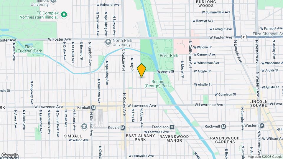 4959 N Albany Ave Mapa y Detalles de la Ubicación
