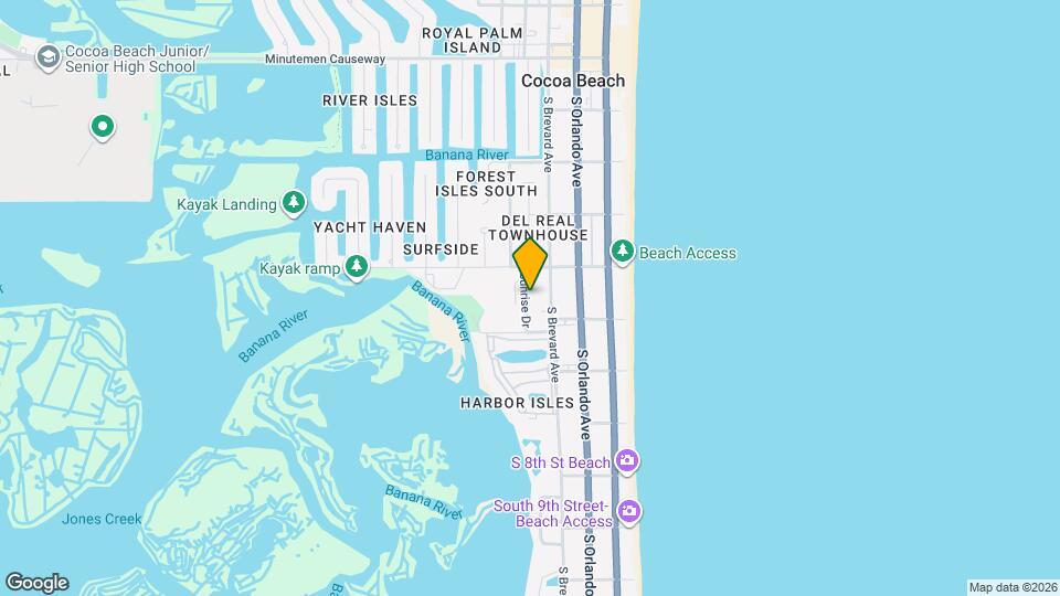 424 S Brevard Ave Mapa y Detalles de la Ubicación