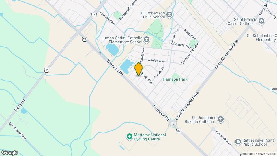 747 Challinor Terrace Map and Location Details