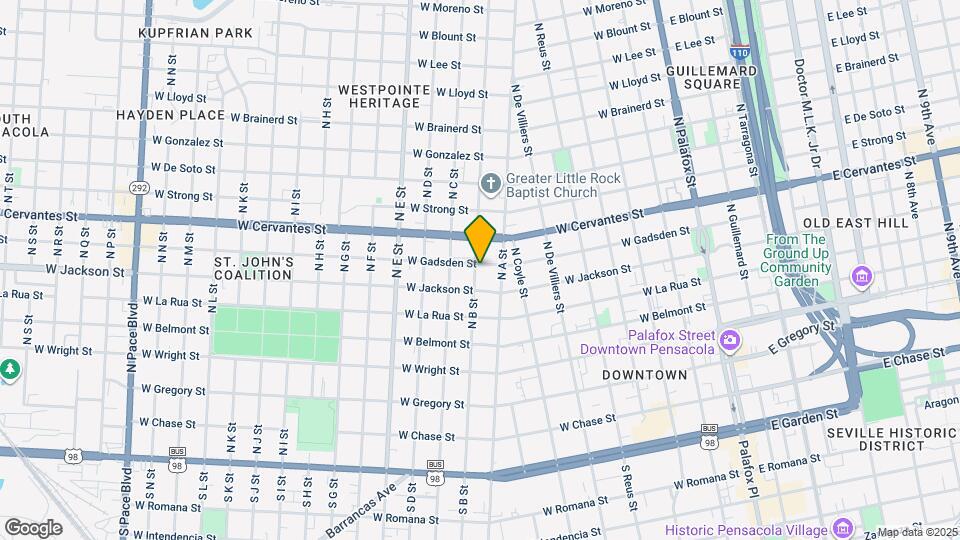 618 N B St Map and Location Details