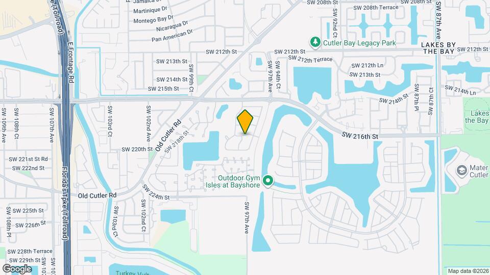 9750 SW 219th St Map and Location Details