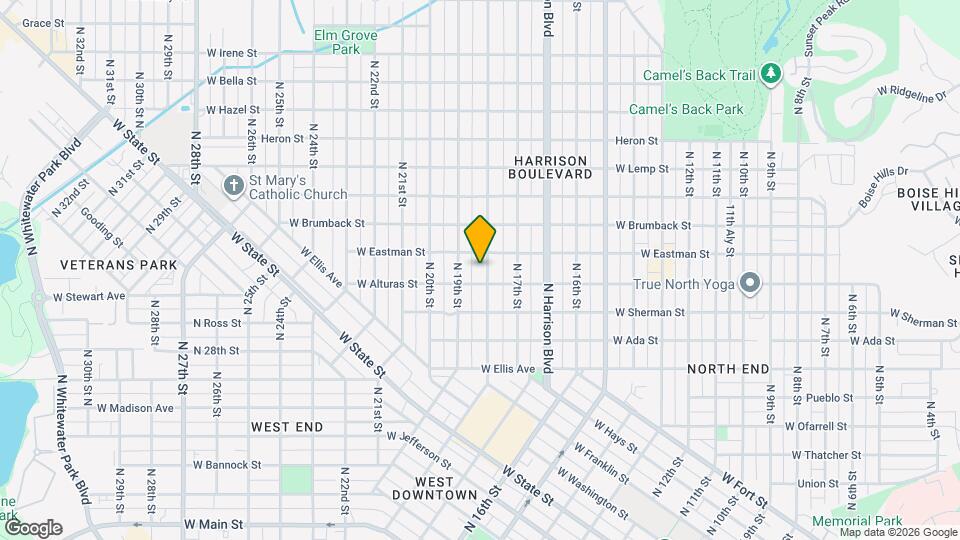 1111 N 18th St Map and Location Details