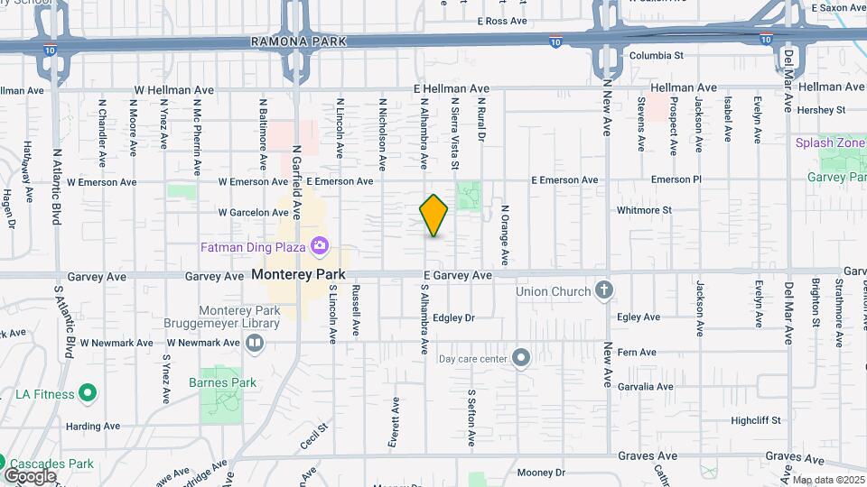 128 N Alhambra Ave Map and Location Details