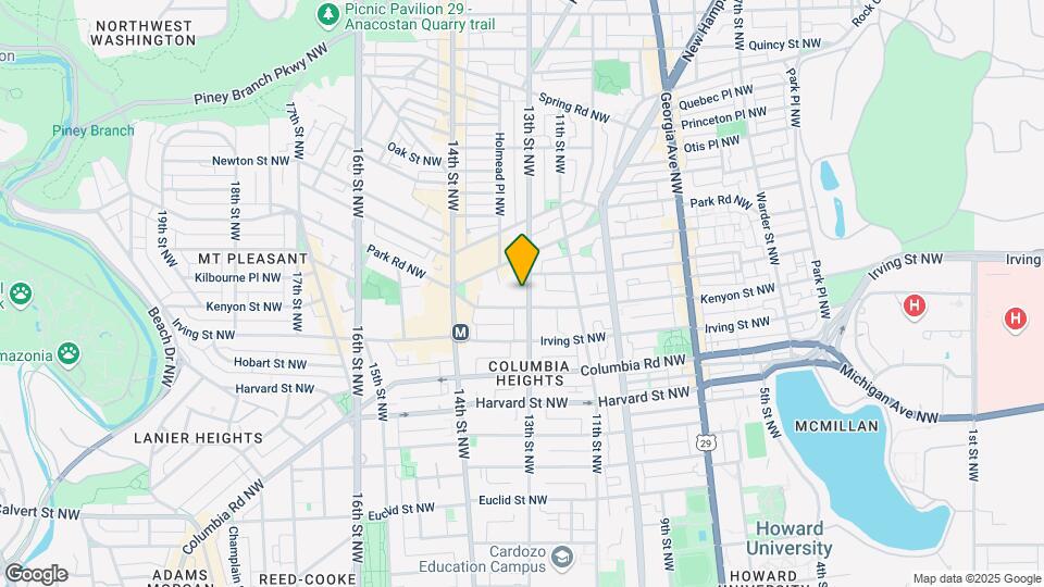 3212 13th St NW Map and Location Details