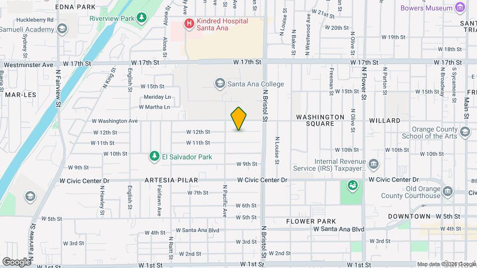 1410 W 12th St Mapa y Detalles de la Ubicación
