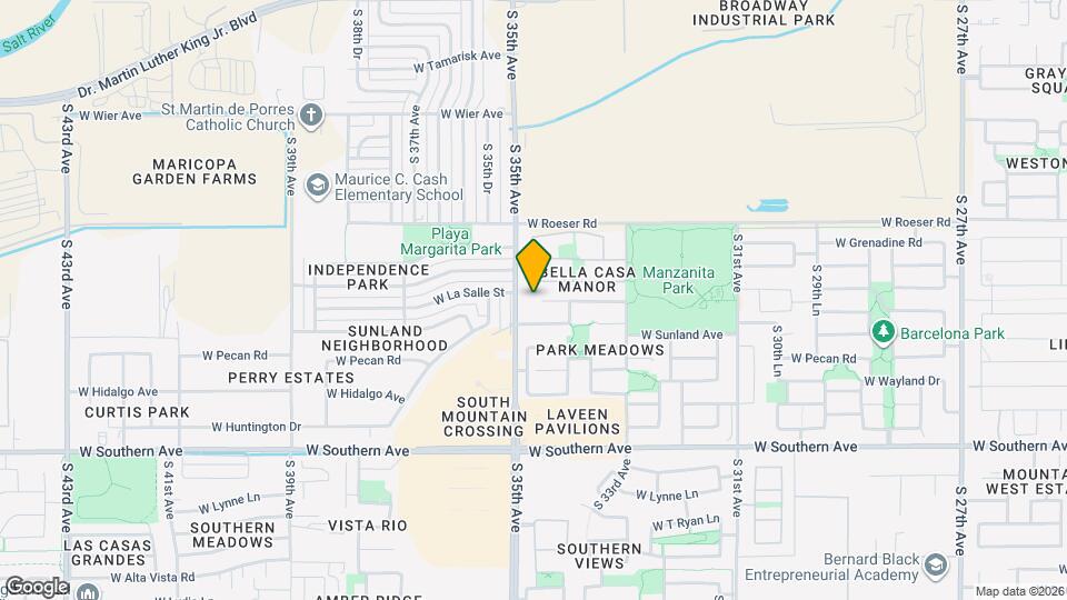 3433 W La Salle St Map and Location Details