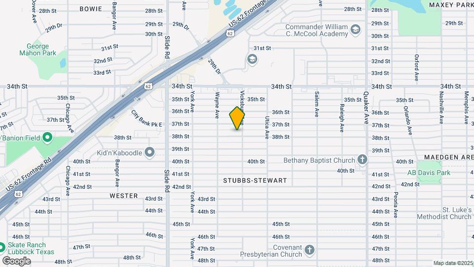 4906 38th St Map and Location Details