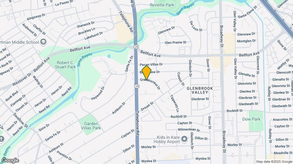 7618 Grahamcrest Dr Map and Location Details