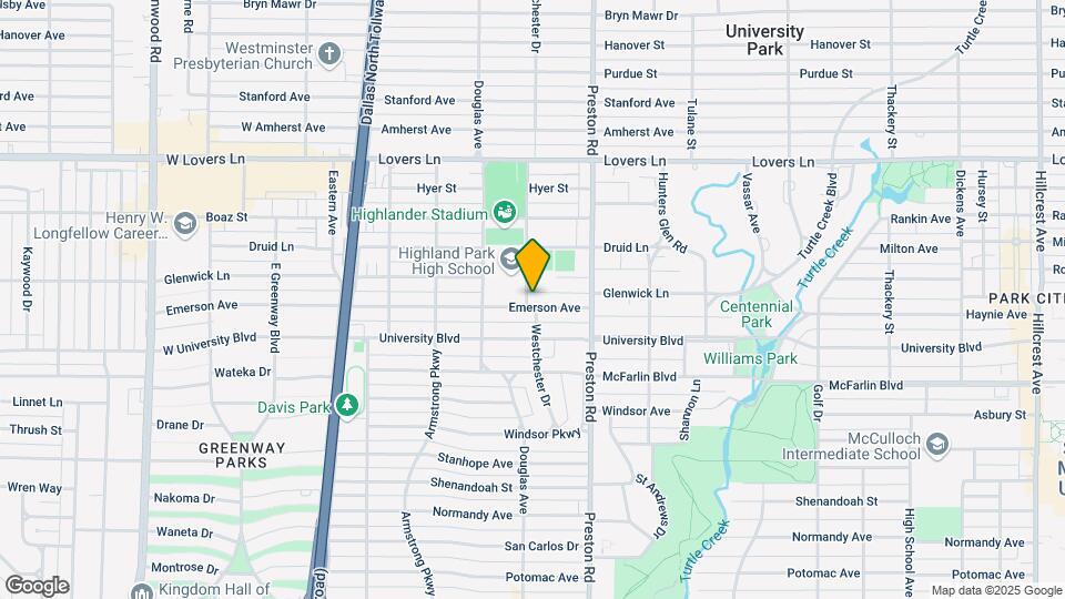 4152 Emerson Ave Mapa y Detalles de la Ubicación