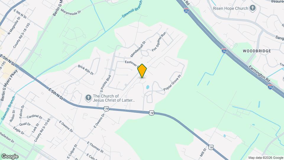 200 Pond Pine Trail Map and Location Details