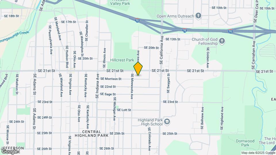 1800 SE Morrison St Map and Location Details