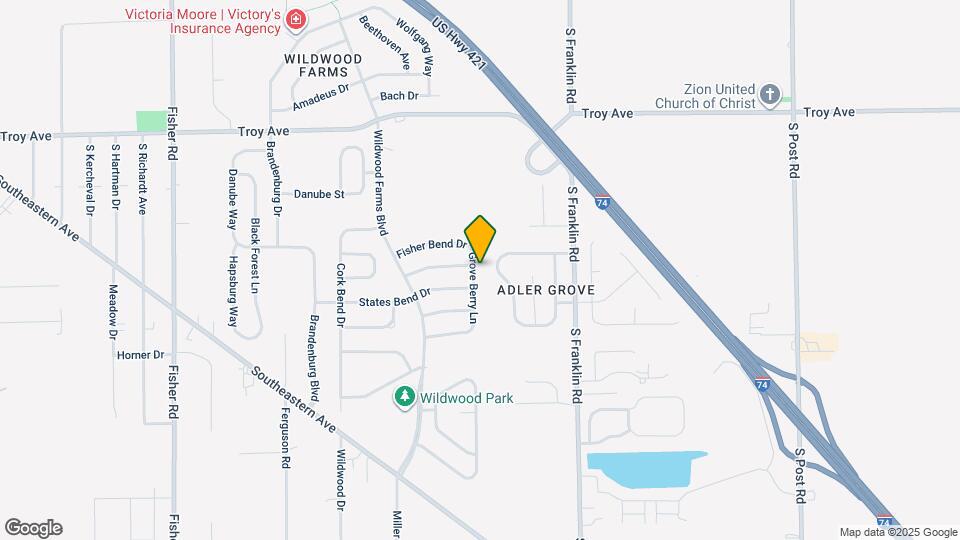 3315 Grove Berry Ln Map and Location Details