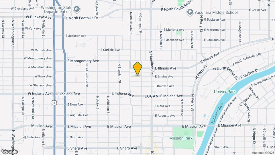 724 E Ermina Ave Map and Location Details