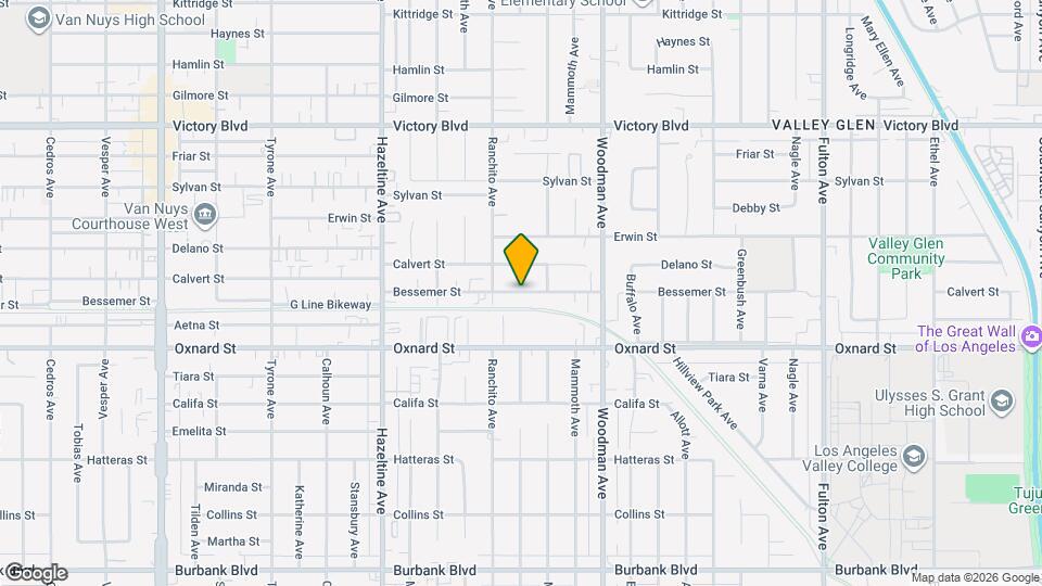13824 Bessemer St Map and Location Details