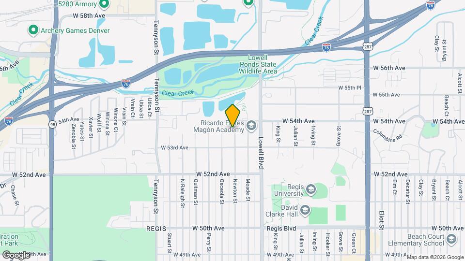 5355 Newton St Map and Location Details