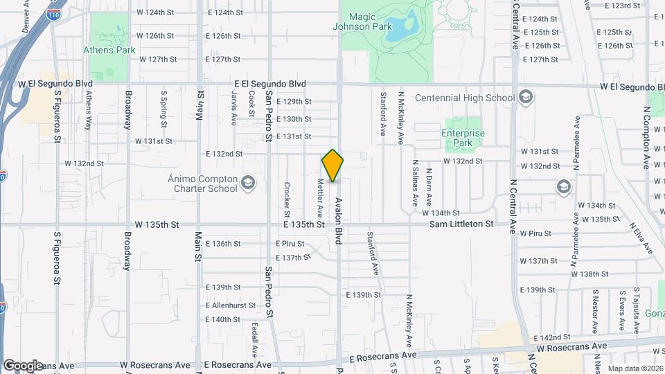 13315 S Avalon Blvd Map and Location Details