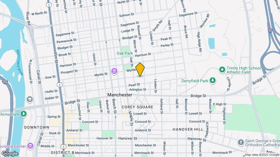 261 Orange St Map and Location Details