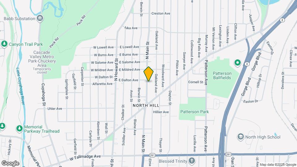 889 N Main St, Unit #3 Map and Location Details